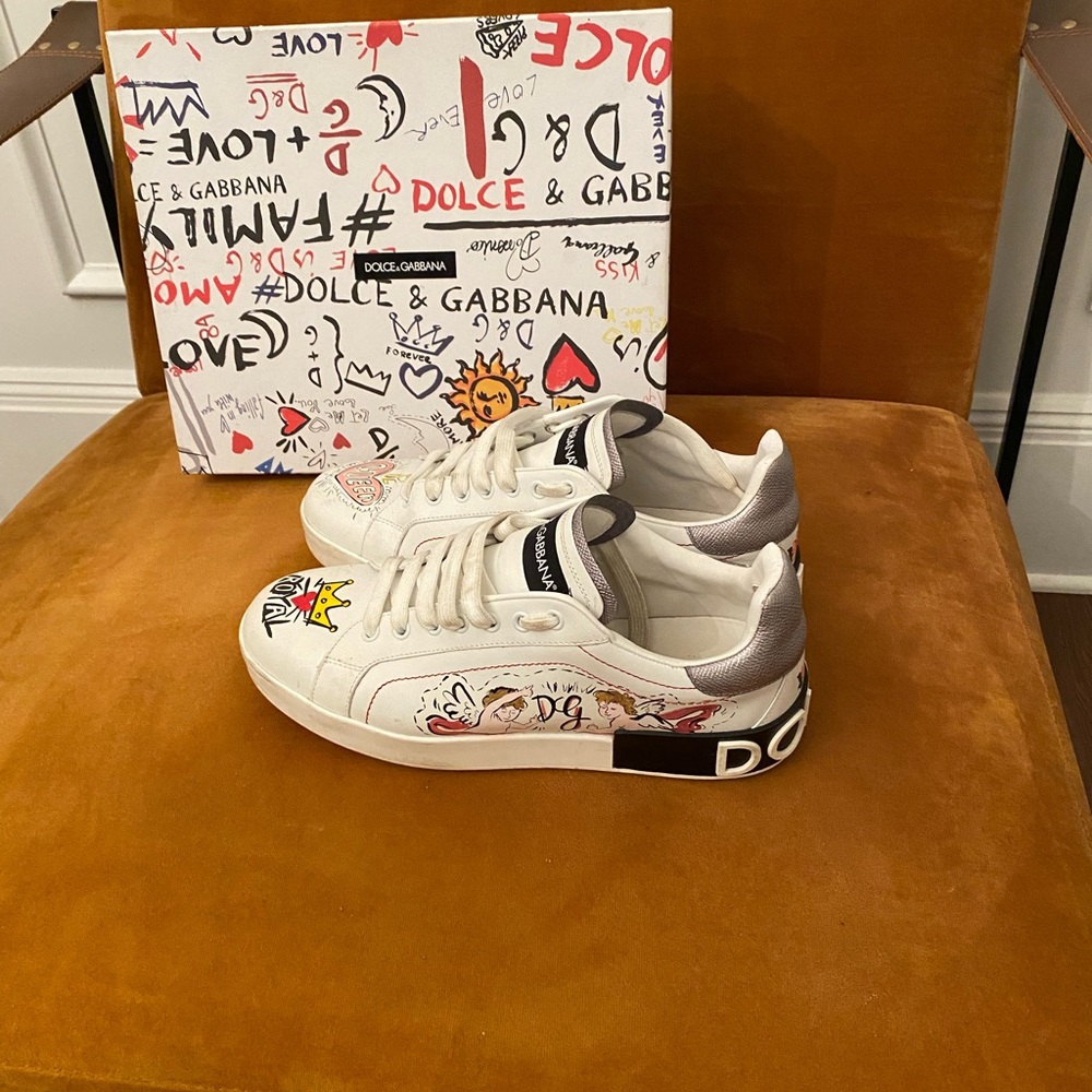 Authentic D&G Hand Painted Sneaker